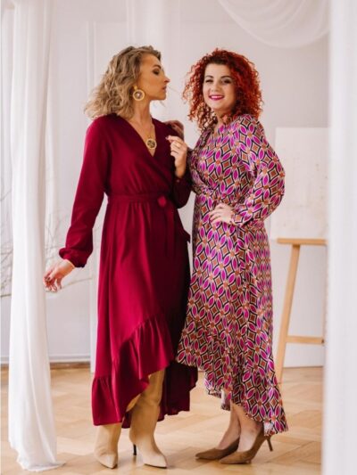 Wykrój na sukienkę damską Nicoletta n°2 rozmiar 34-56