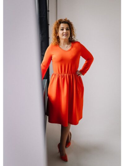 Wykrój na sukienkę damską Patricia rozmiar 2XS-3XL