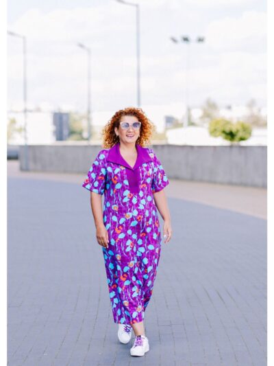 Wykrój na sukienkę damską Polona rozmiar 3XL-9XL