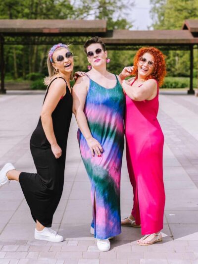 Wykrój na sukienkę damską Possi rozmiar 2XS-3XL