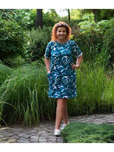 Wykrój na sukienkę damską Sewilla plus size rozmiar 3XL-9XL