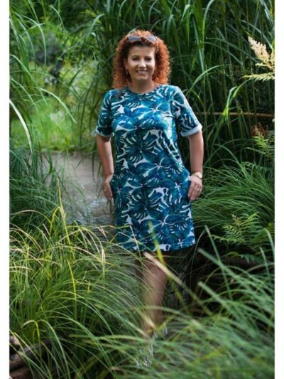 Wykrój na sukienkę damską Sewilla rozmiar 2XS-3XL