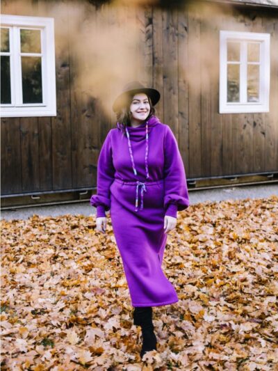 Wykrój na sukienkę damską Solin rozmiar 3XL-9XL