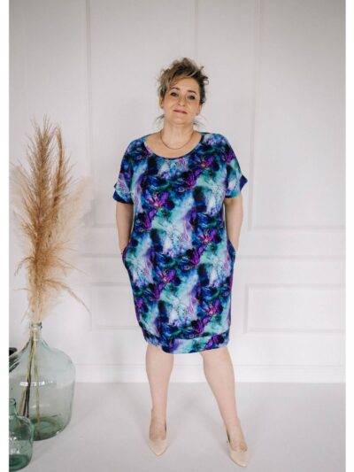 Wykrój na sukienkę damską Wygoda plus size rozmiar 3XL-9XL