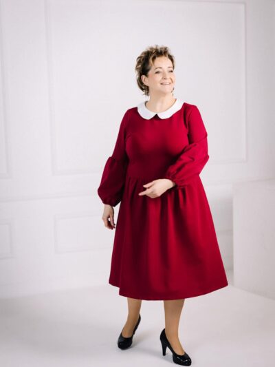 Wykrój na sukienkę damską Zuzanna plus size rozmiar 3XL-9XL