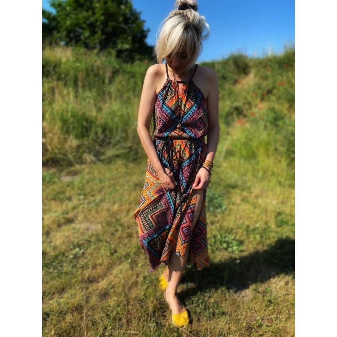 sukienka letnia maxi Life damska wykrój online
