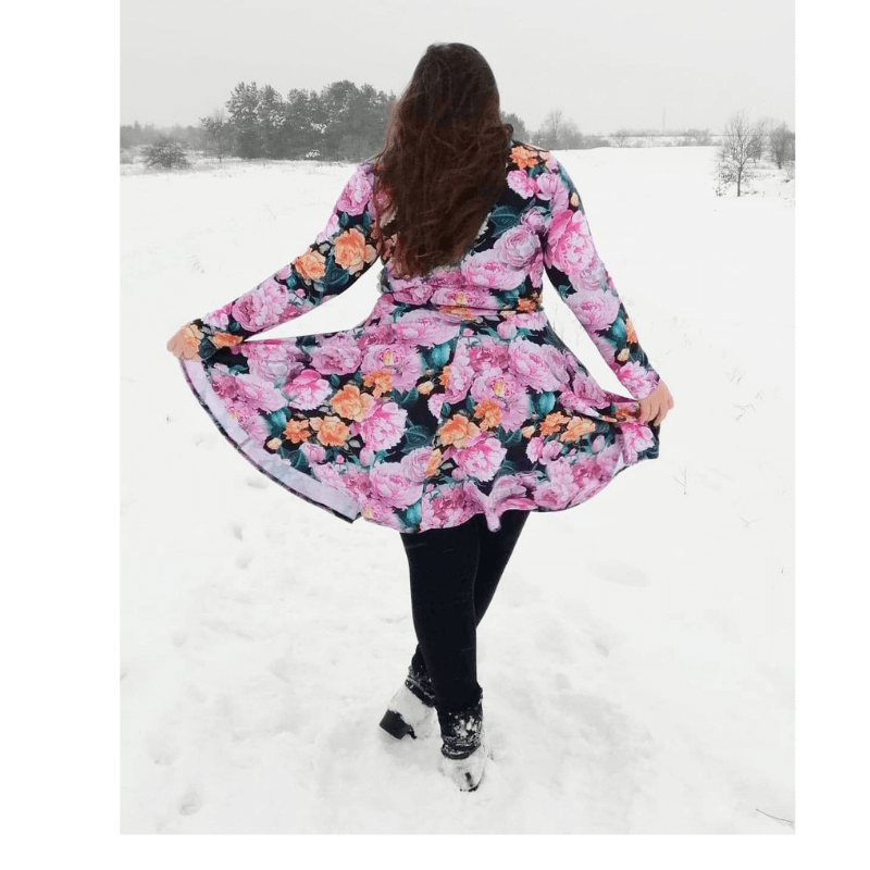 wykrój na sukienkę Serafina plus size