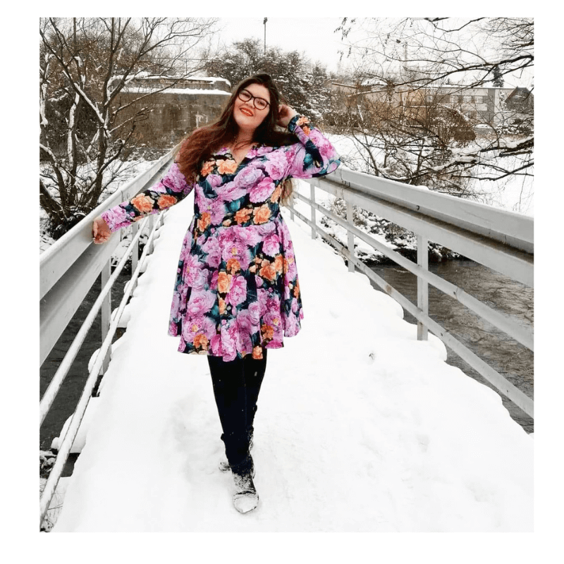 wykrój na sukienkę Serafina plus size