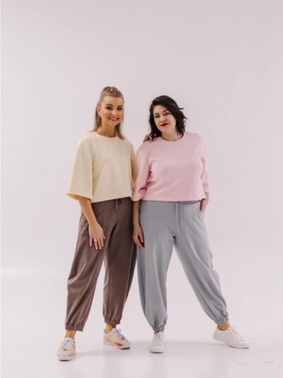 Wykrój na spodnie damskie Positive rozmiar 2XS-3XL