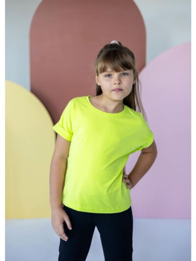 Wykrój na t-shirt dla dziewczynki Doris rozmiar 98-152