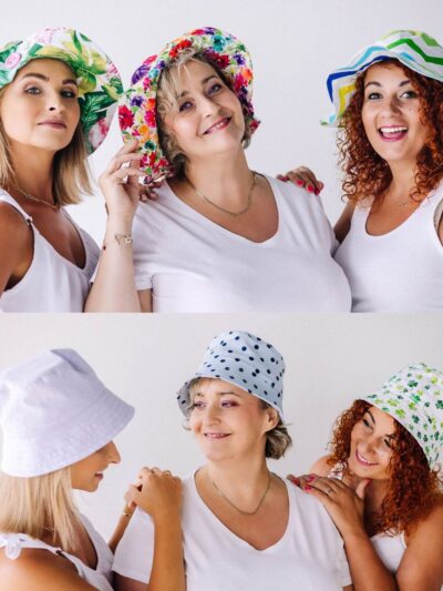 Wykrój na bucket hat i kapelusz w rozmiarach 50-60