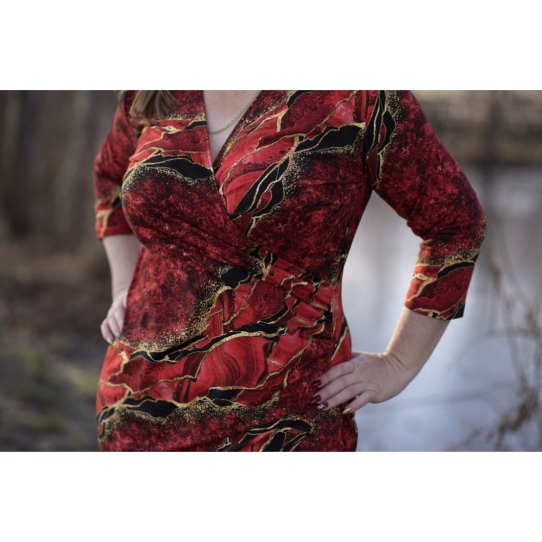 wykrój na klaudia glamour plus size 3