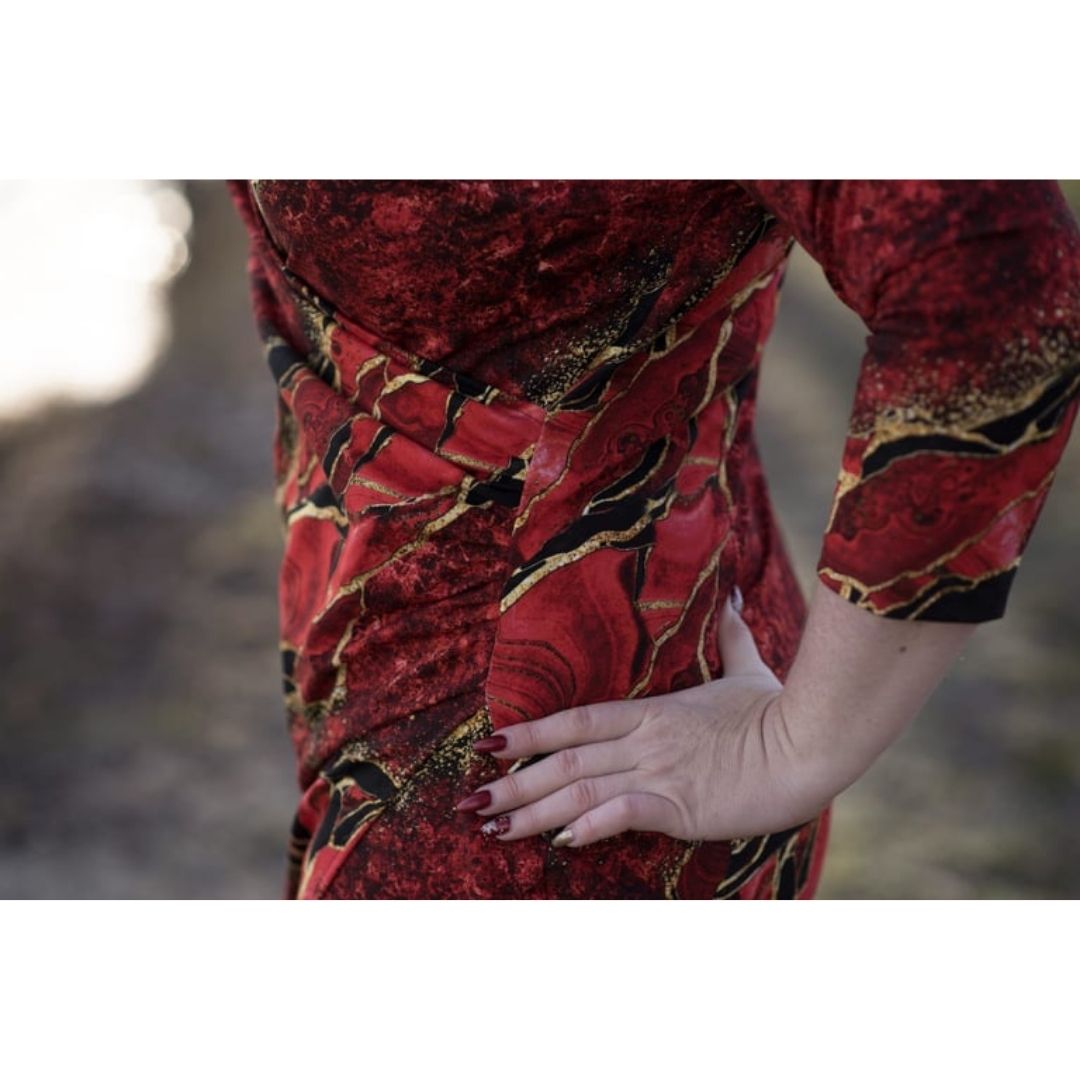 wykrój na klaudia glamour plus size 5