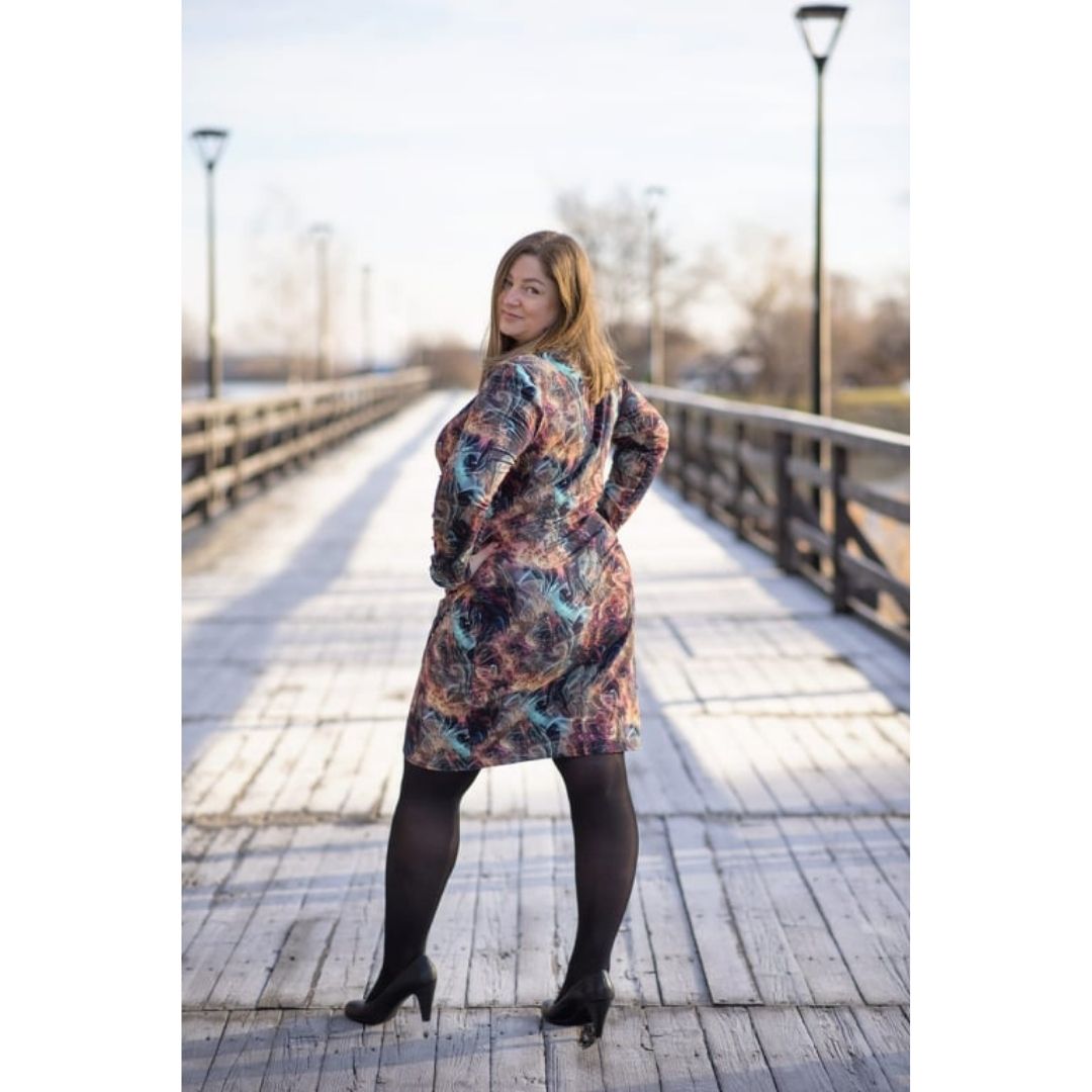 wykrój na klaudia glamour plus size 6