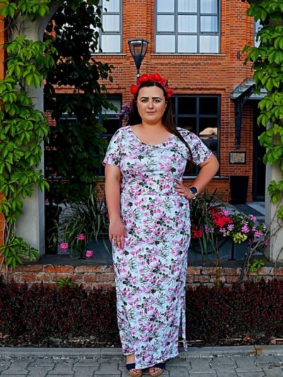Wykrój na sukienkę damską Marina plus size rozmiar 3XL-9XL