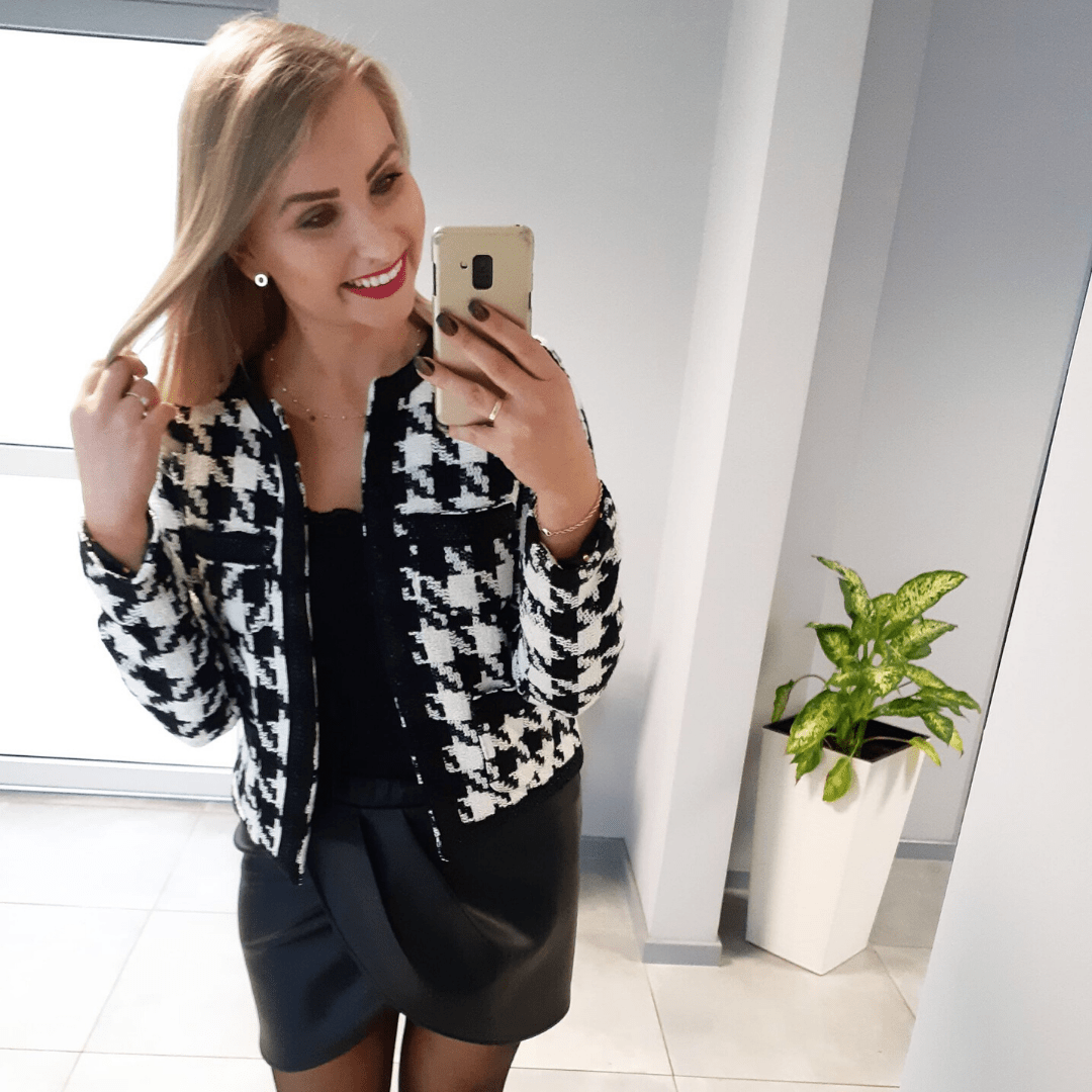 Wykrój online na żakiet Chanel szycie na żywo