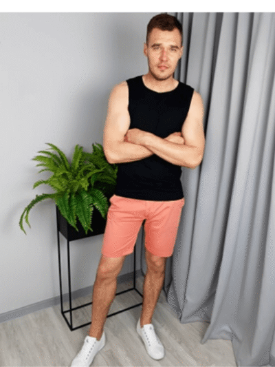Wykrój na tank top męski rozmiar S-3XL