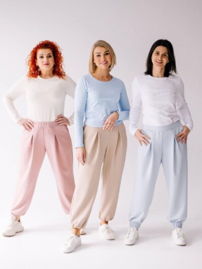 Wykrój na spodnie damskie Fubi rozmiar 3XL-9XL